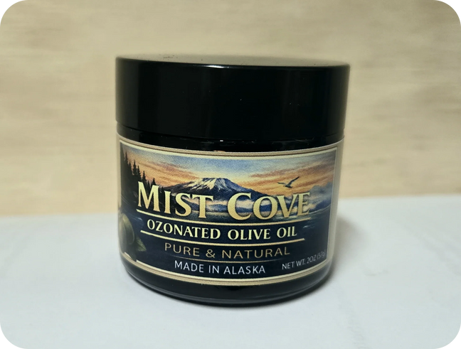 Mist Cove jar — Misty Fjord ozonated olive oil